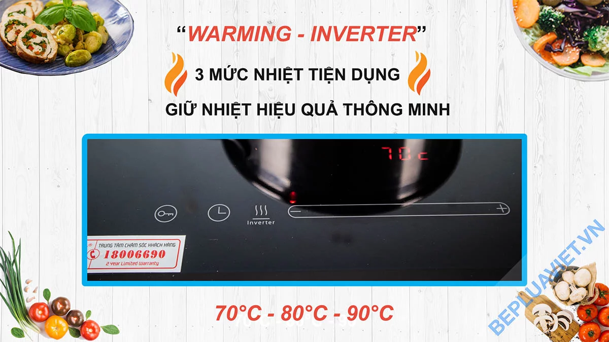 tính năng giữ ấm Lorca LCI-877